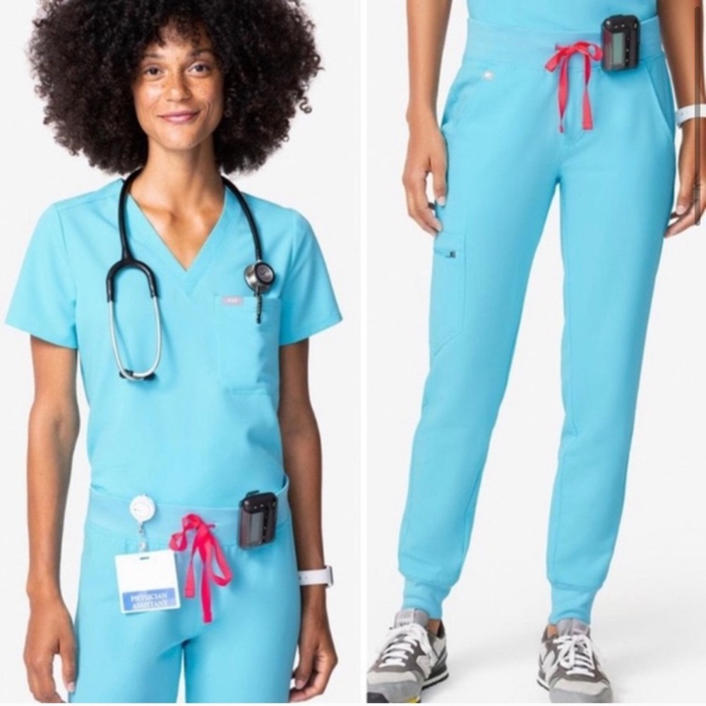 NWT FIGS | Neon Blue XXS/XXS